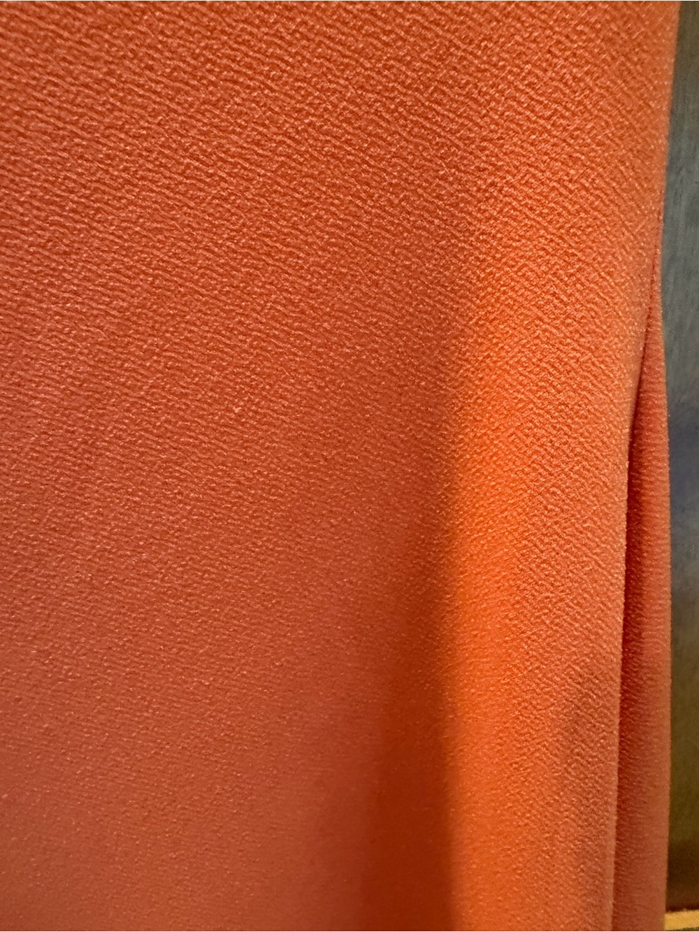 BHLDN One-Shoulder Asymmetric Orange Midi Dress Size Medium - Picture 10 of 16